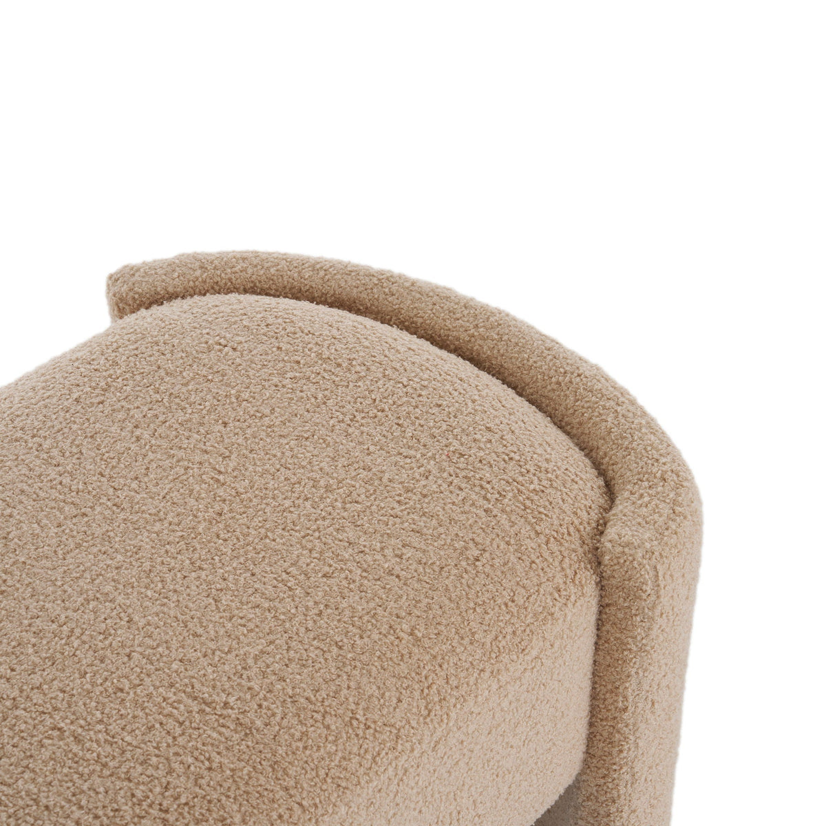 Aria Home Minimalist Long Ottoman Bench In Light Camel