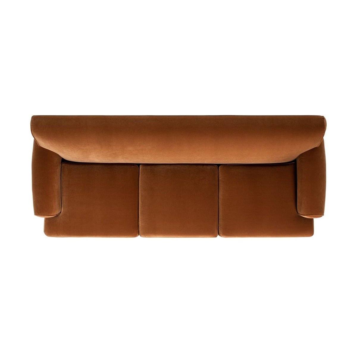 Luxe Alana Lawson Charcoal Three Cushion Tightback Sofa