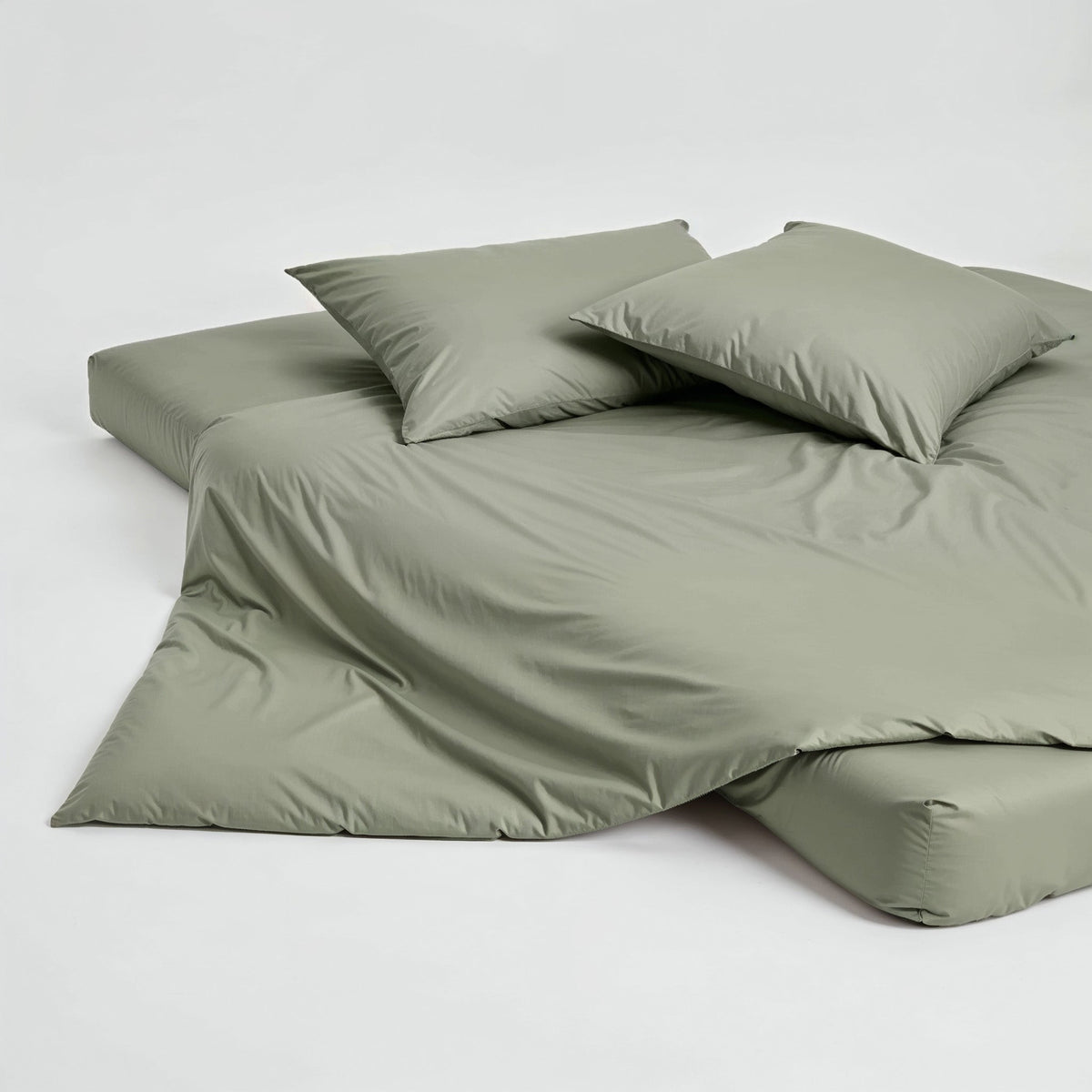 Aria Home Long Staple Australian Sateen Pillowcase Set White