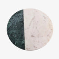 Eclipse Round Marble Cheese Board Chilled Serving Green Marble