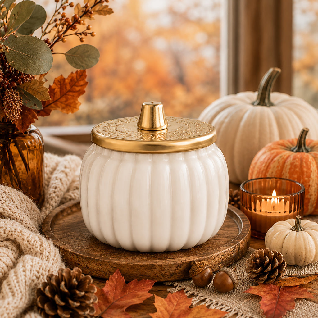 Lilyvale Harvest Pumpkin Candle Jar