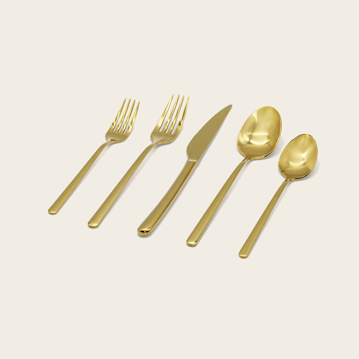 At The Table Emilia Mirror Flatware Set 20 Piece Silver
