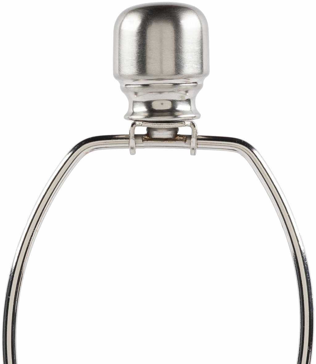 Enetai Clear Glass Table Lamp With Soft Linen Shade