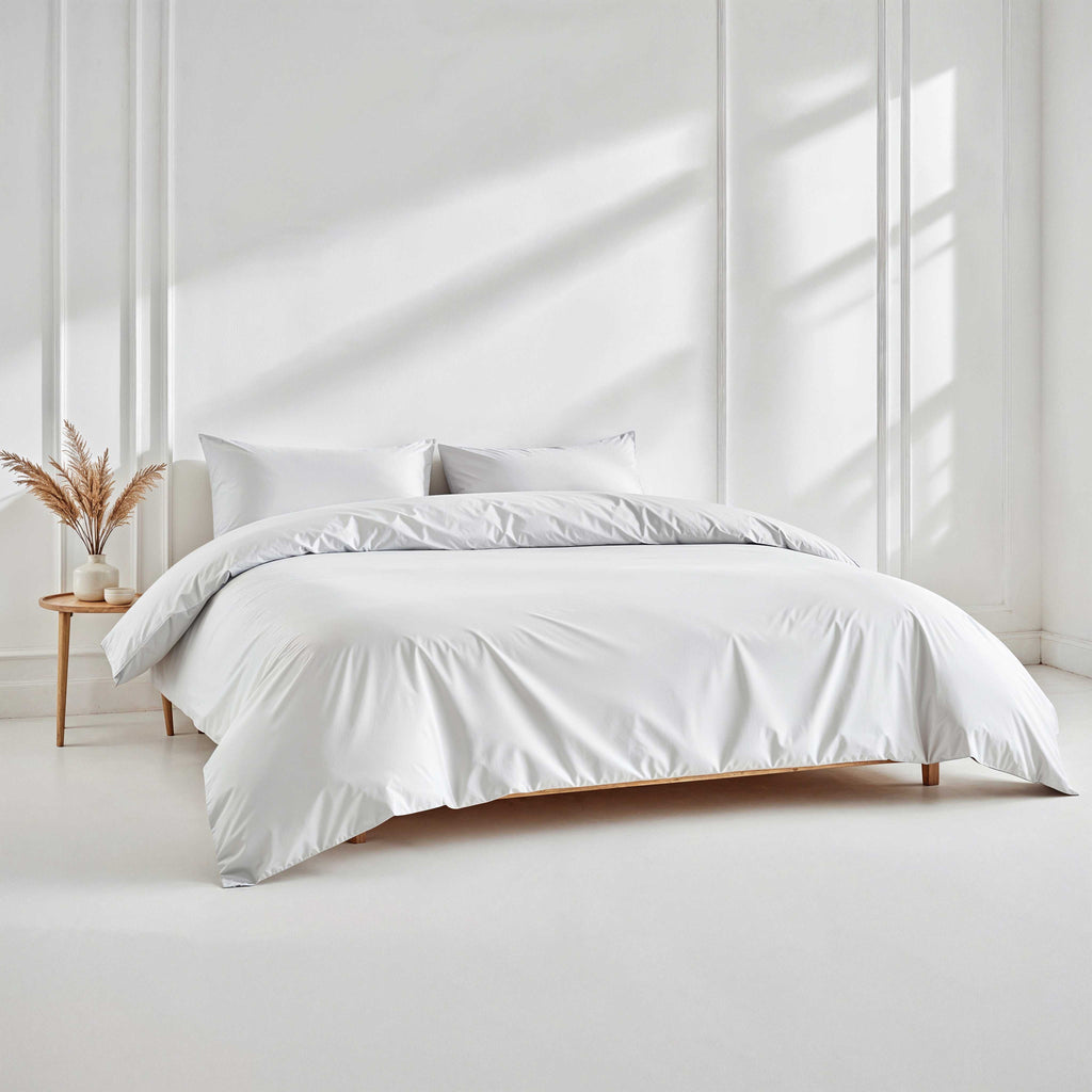 Luxe Australian Sateen Cotton Duvet Cover Queen Bed