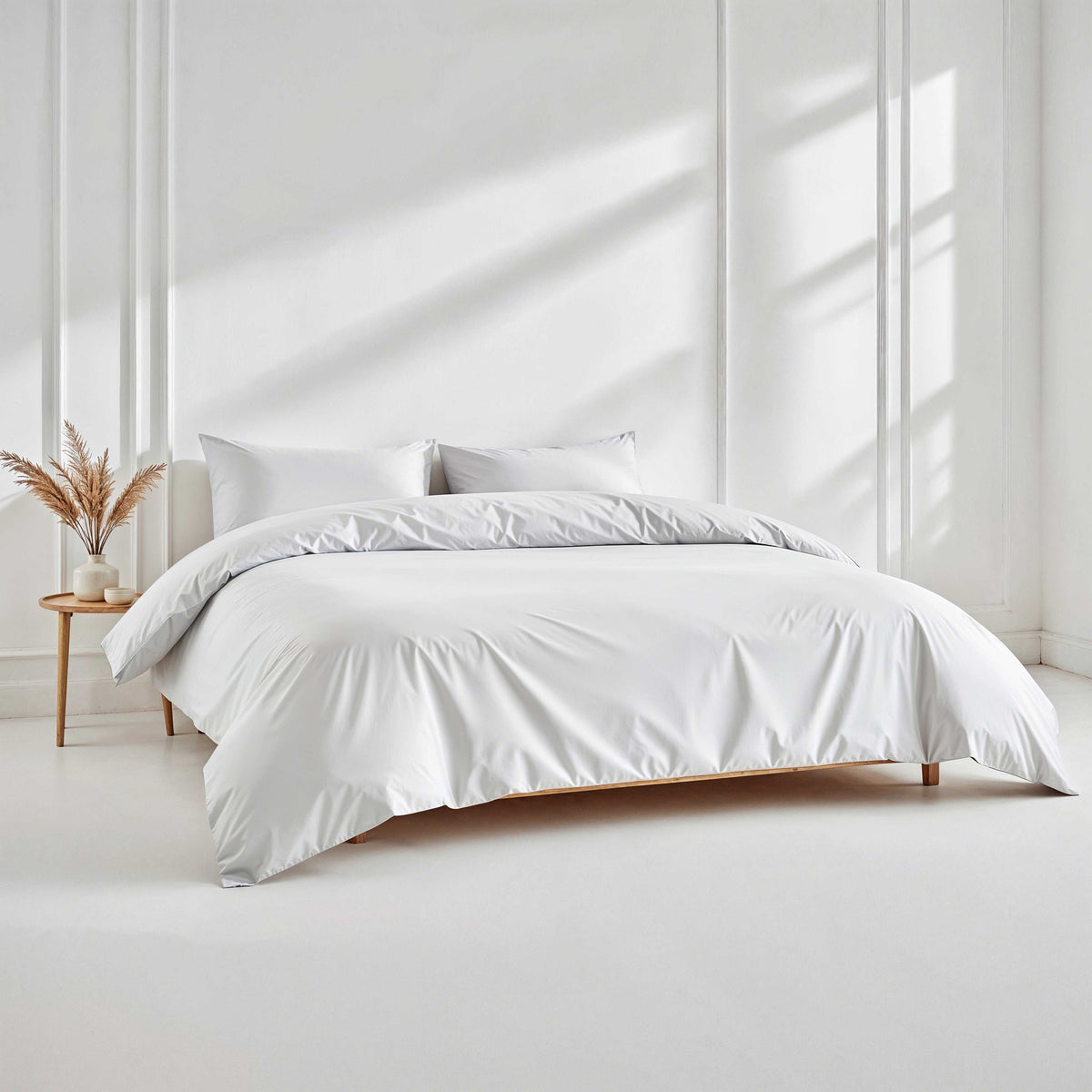 Luxe Australian Sateen Cotton Duvet Cover Queen Bed