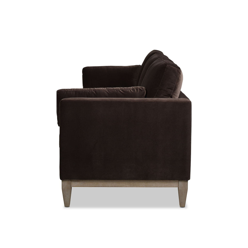 Knox Modern Farmhouse Sofa With Feather Wrapped Foam