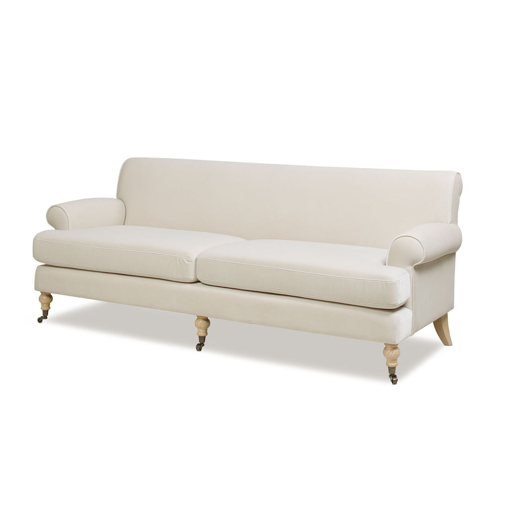 Alana Home - Twin Cushion Modern Tightback Sofa Gray