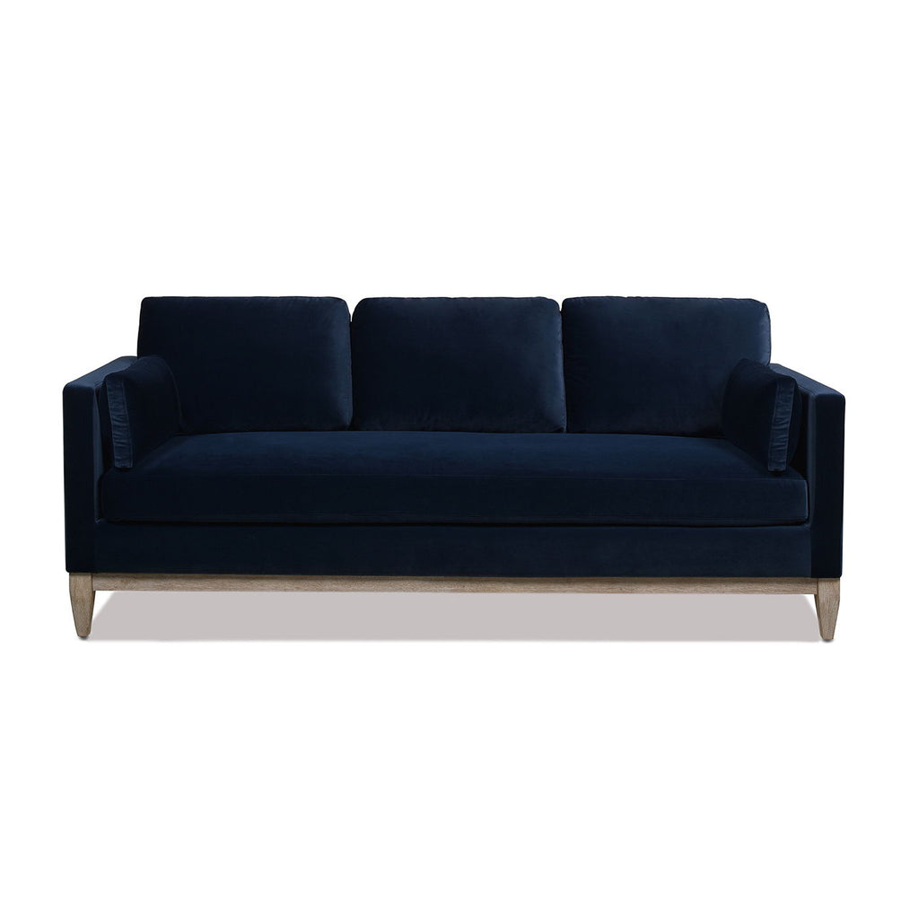Knox Modern Farmhouse Sofa With Feather Wrapped Foam