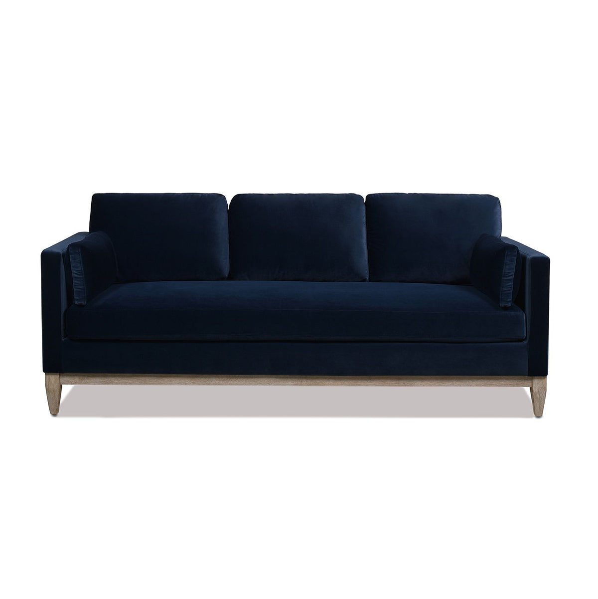 Knox Modern Farmhouse Sofa With Feather Wrapped Foam