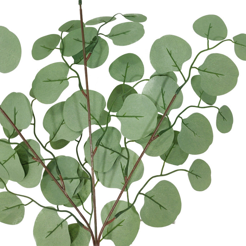 Frosted Silk Eucalyptus Artificial Foliage Stem – view 5