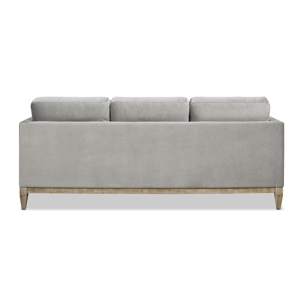 Knox Modern Farmhouse Sofa With Feather Wrapped Foam