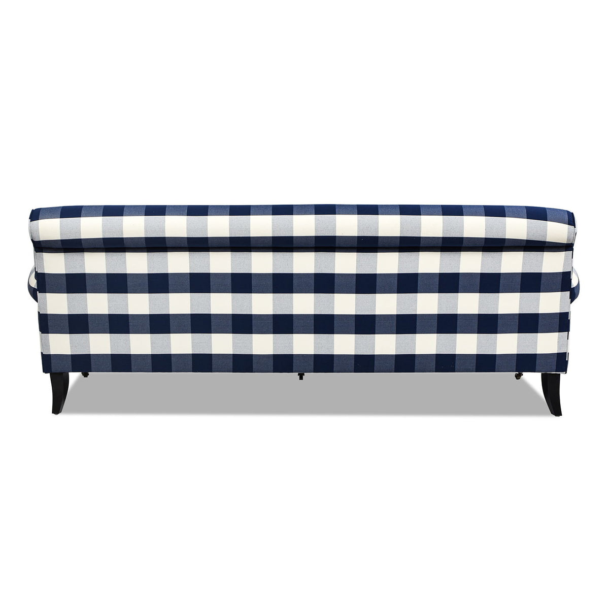 Luxe Alana Lawson Charcoal Three Cushion Tightback Sofa