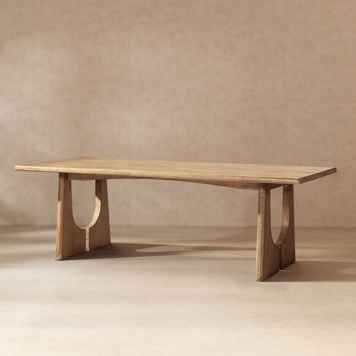 Oakridge Carmel Reclaimed Pine 8 Seater Antique Brown Dining Table