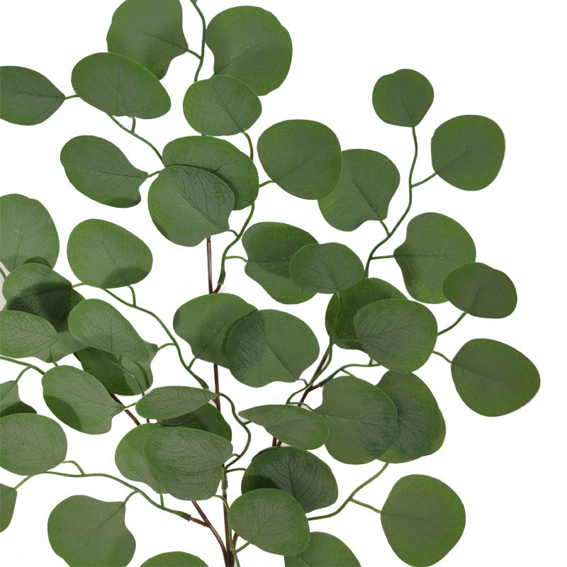 Frosted Silk Eucalyptus Artificial Foliage Stem – view 2