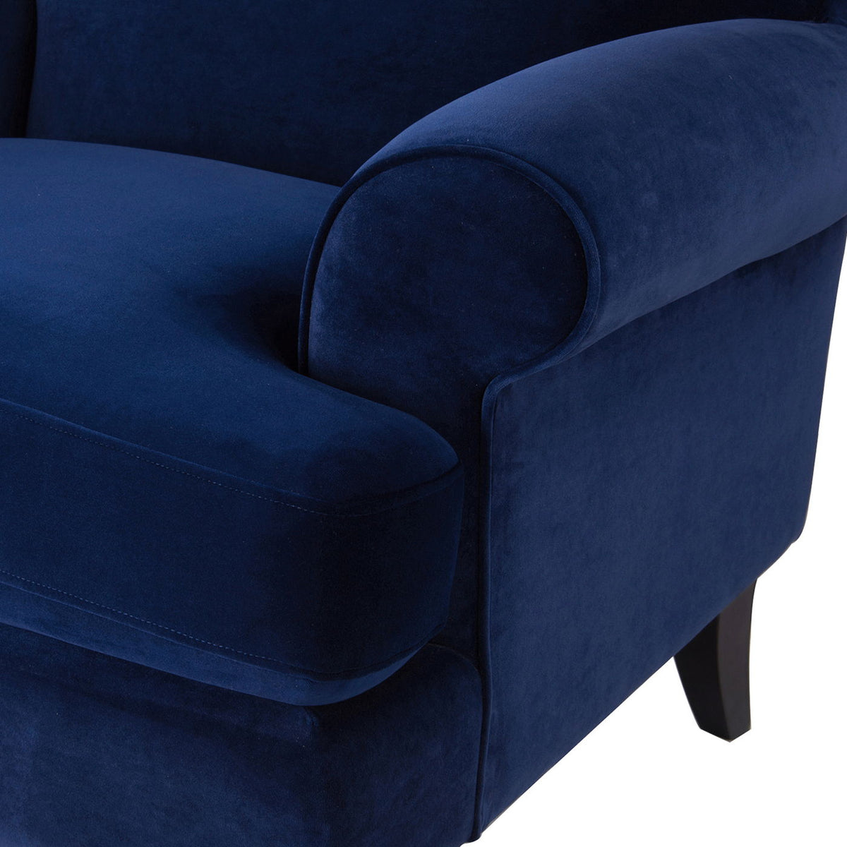Alana Lawson Solid Hardwood Accent Arm Chair With Casters
