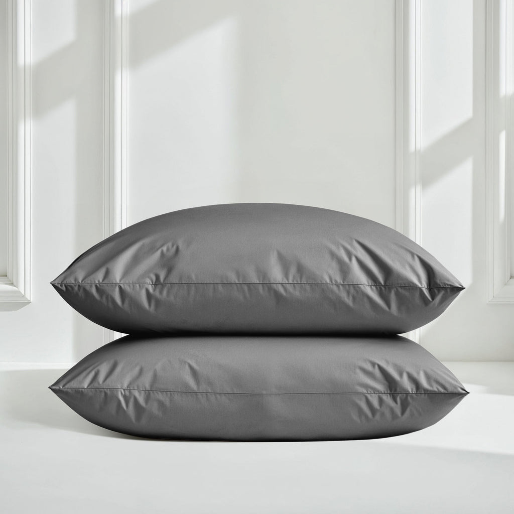 Aria Home Long Staple Australian Sateen Pillowcase Set White