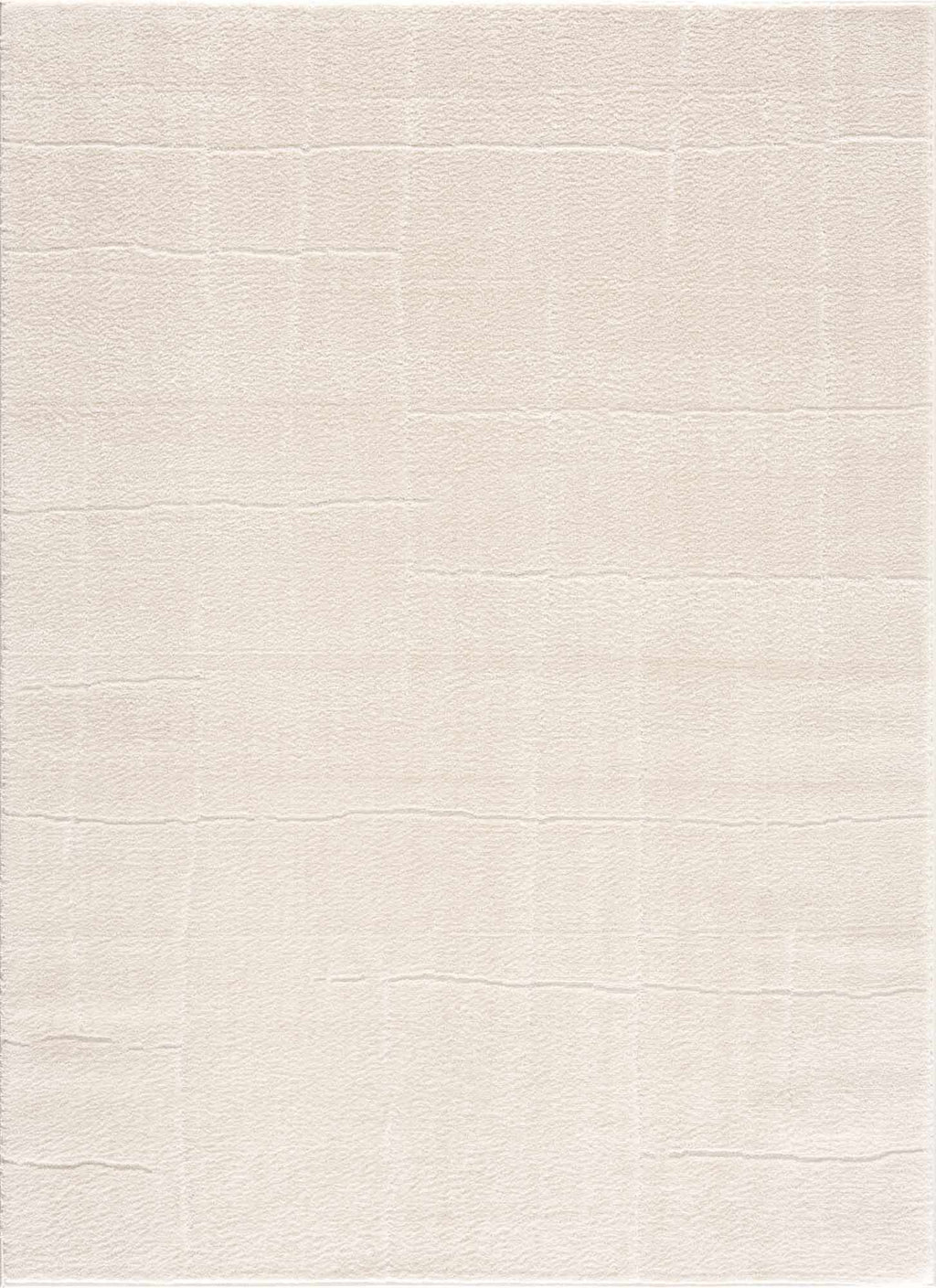 Koume Ivory High Pile Plush Area Rug For Living Room