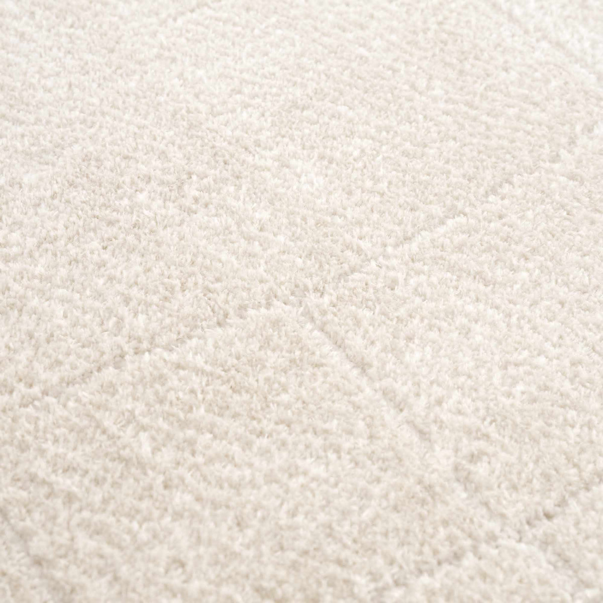 Koume Ivory High Pile Plush Area Rug For Living Room