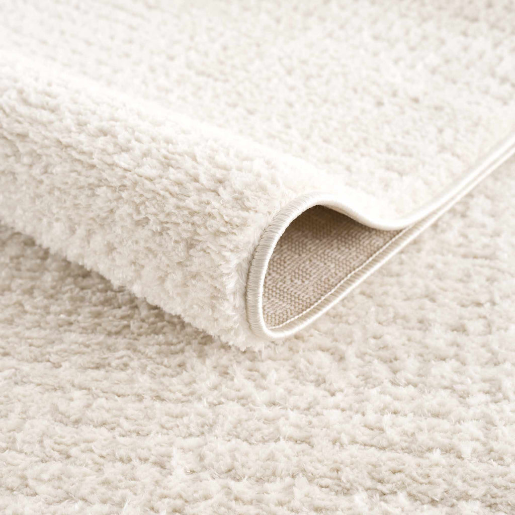 Sterling Home Keita Ivory High Pile Geometric Rug