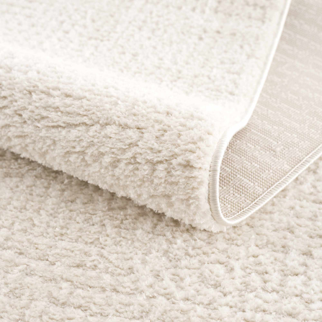 Sterling Home Keita Ivory High Pile Geometric Rug