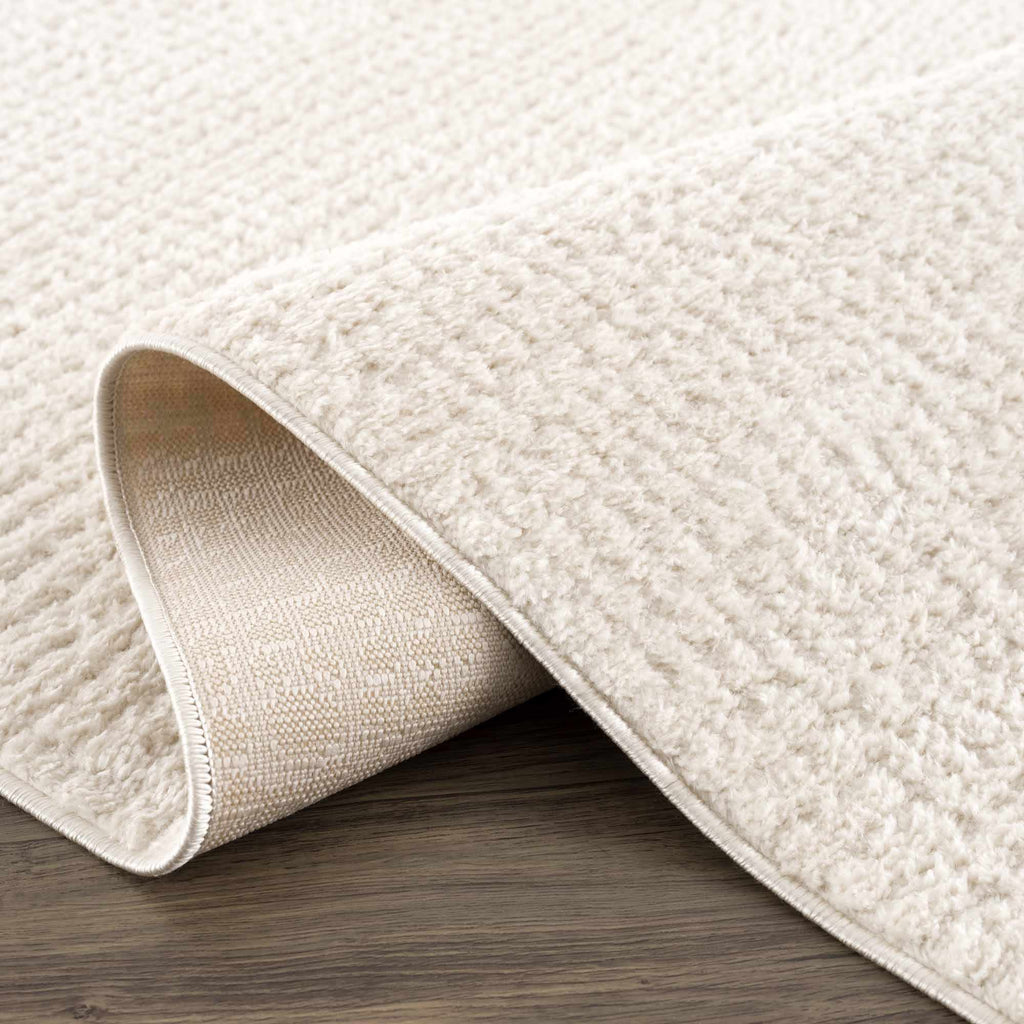 Sterling Home Keita Ivory High Pile Geometric Rug