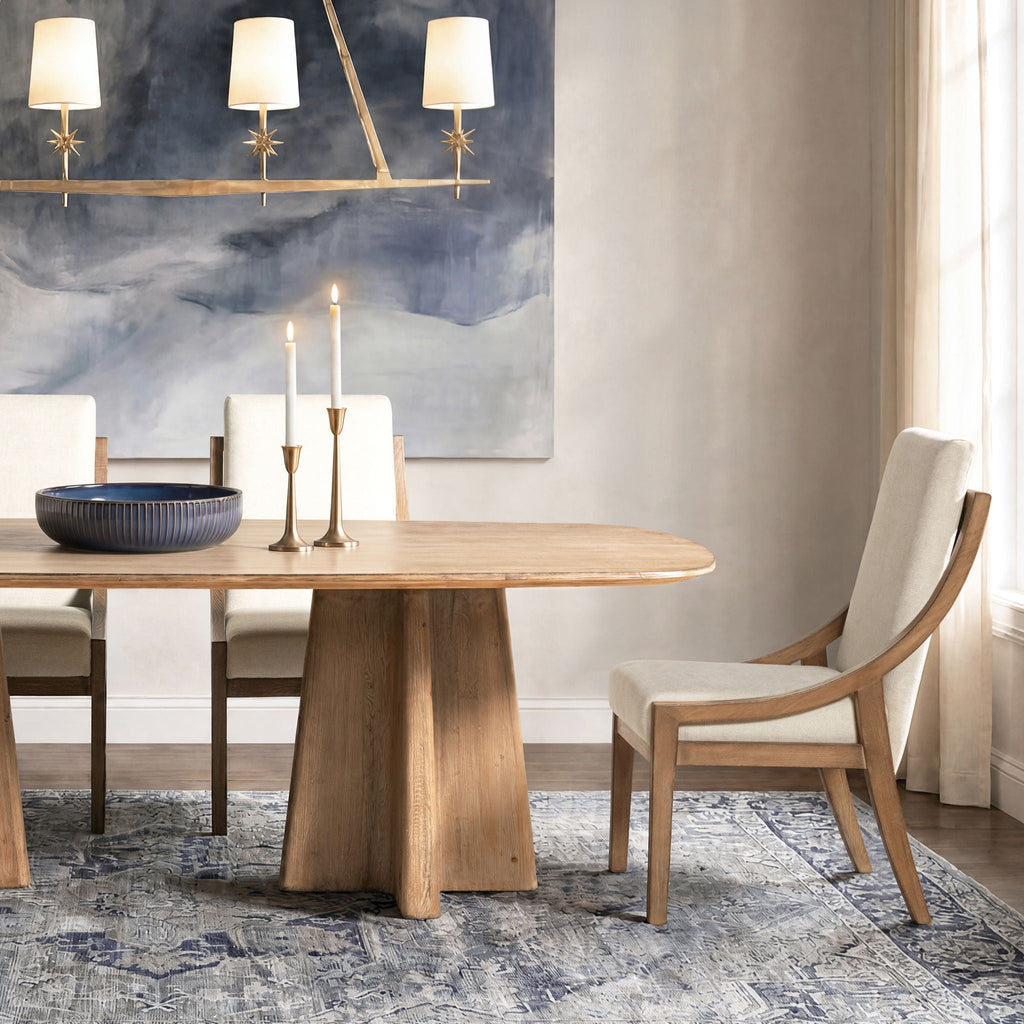Lennox Light Beige High Back Dining Chair Set Of 2