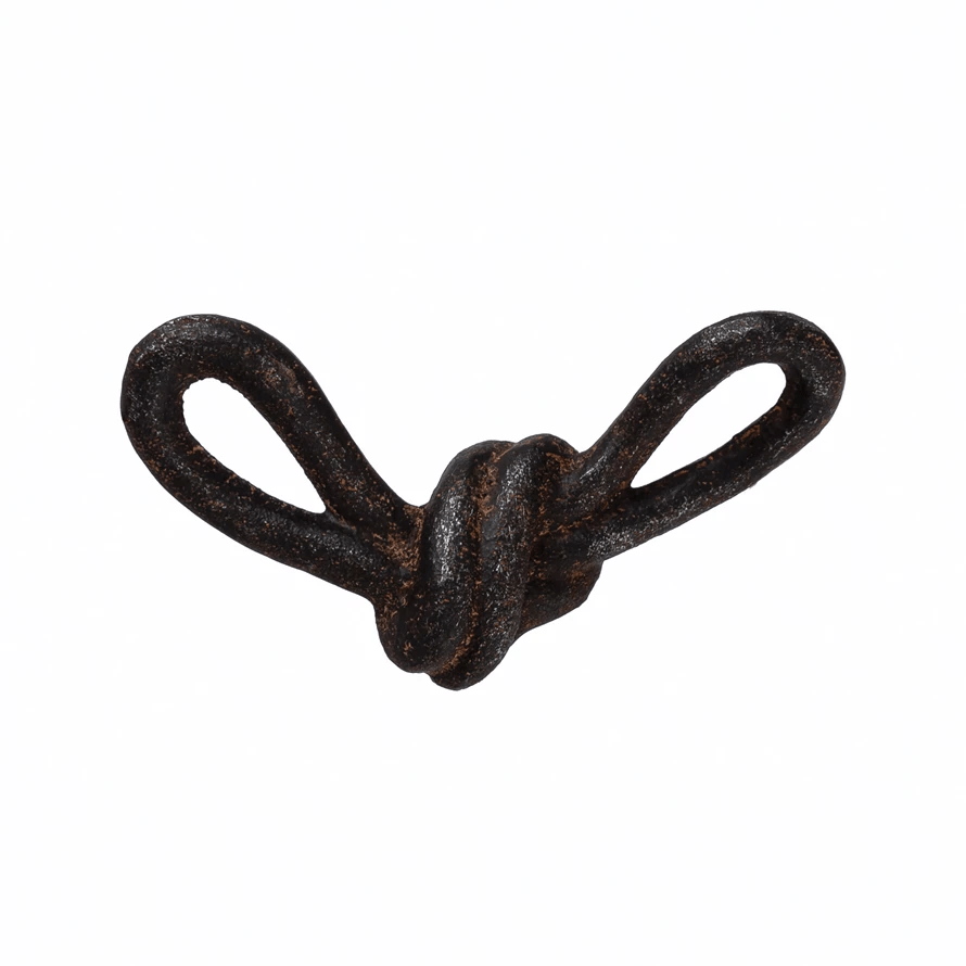 Artisan Forge Black Knot Sculptural Cast Iron Ornament