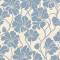 Fleurish Wall Blush Original Soft Blue Floral Wallpaper