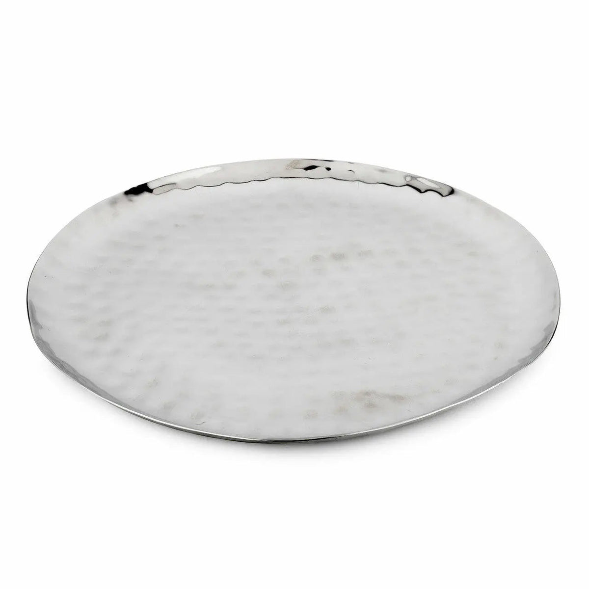 Crestline Stainless Steel Service Tray 14 Inch Hammered Finish