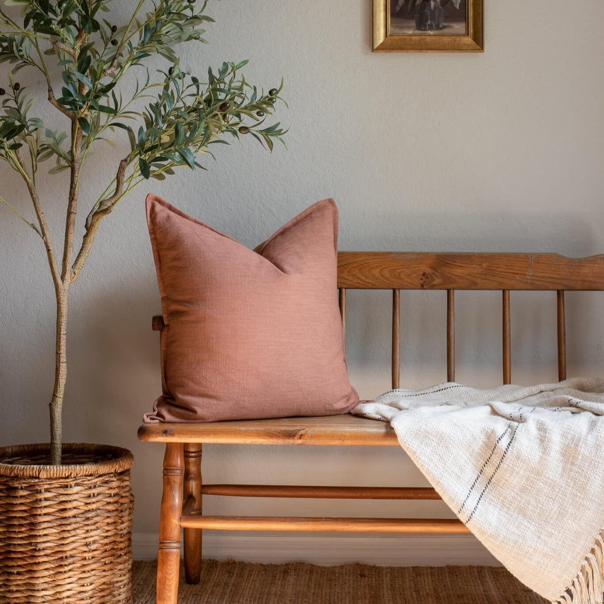 Gávea Private Reserve Cotton Pillow Cover Terracotta