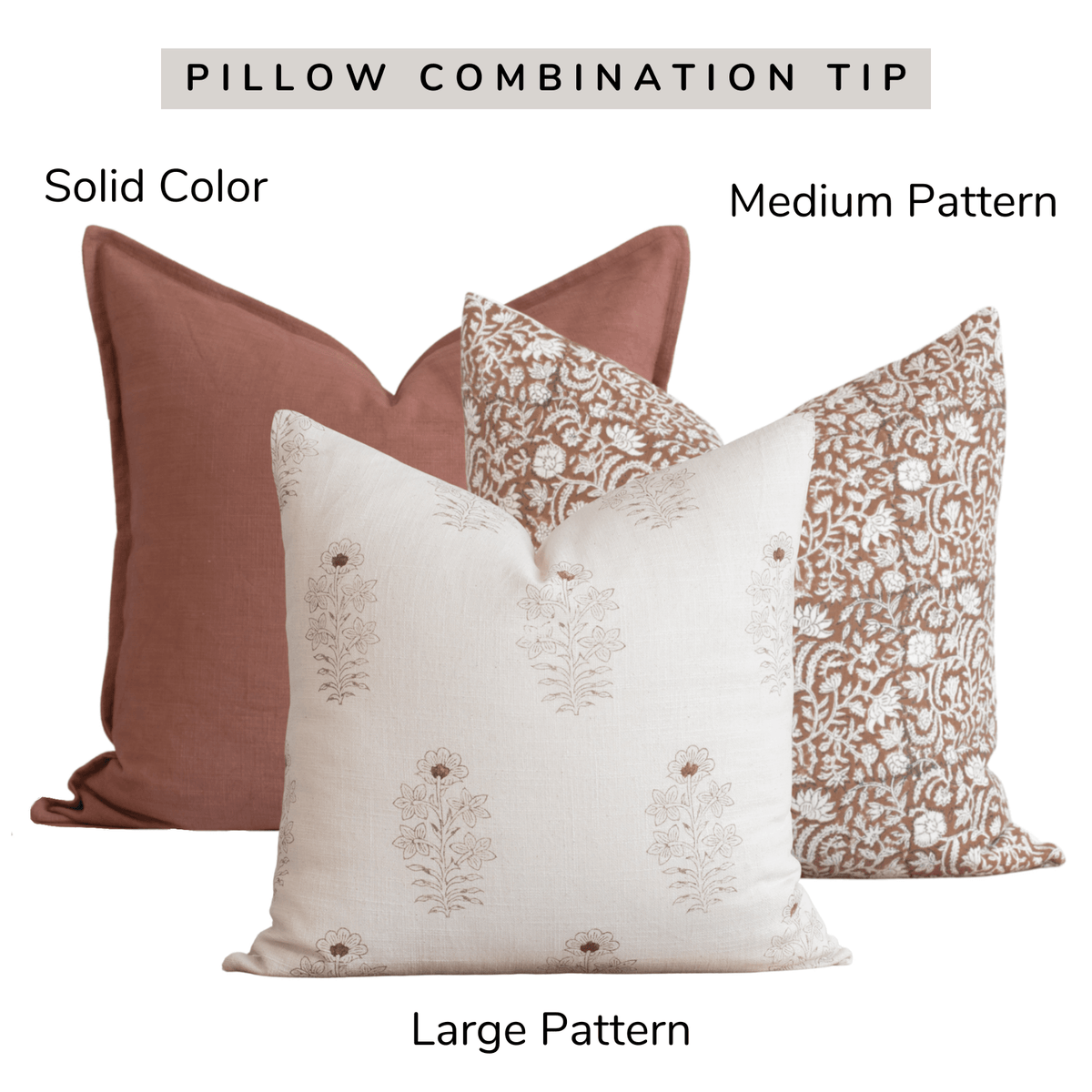 Gávea Private Reserve Cotton Pillow Cover Terracotta