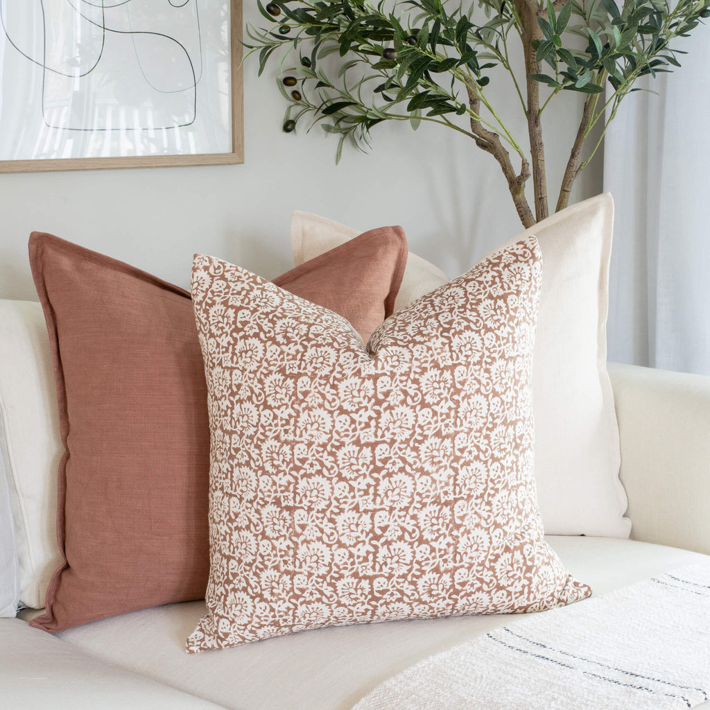 Gávea Private Reserve Cotton Pillow Cover Terracotta