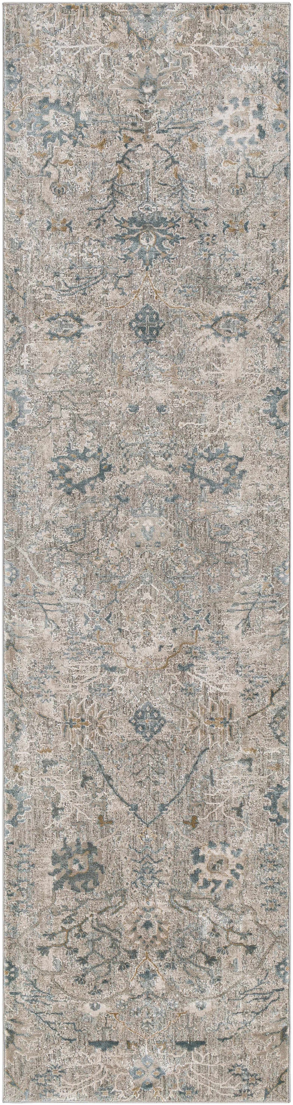 Gilmanton Thick Luxe Boutique Rug In Taupe With Refined Fringe