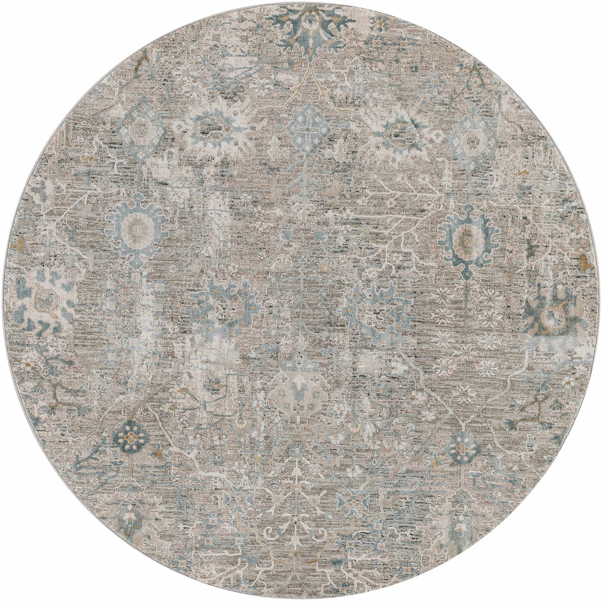 Gilmanton Thick Luxe Boutique Rug In Taupe With Refined Fringe