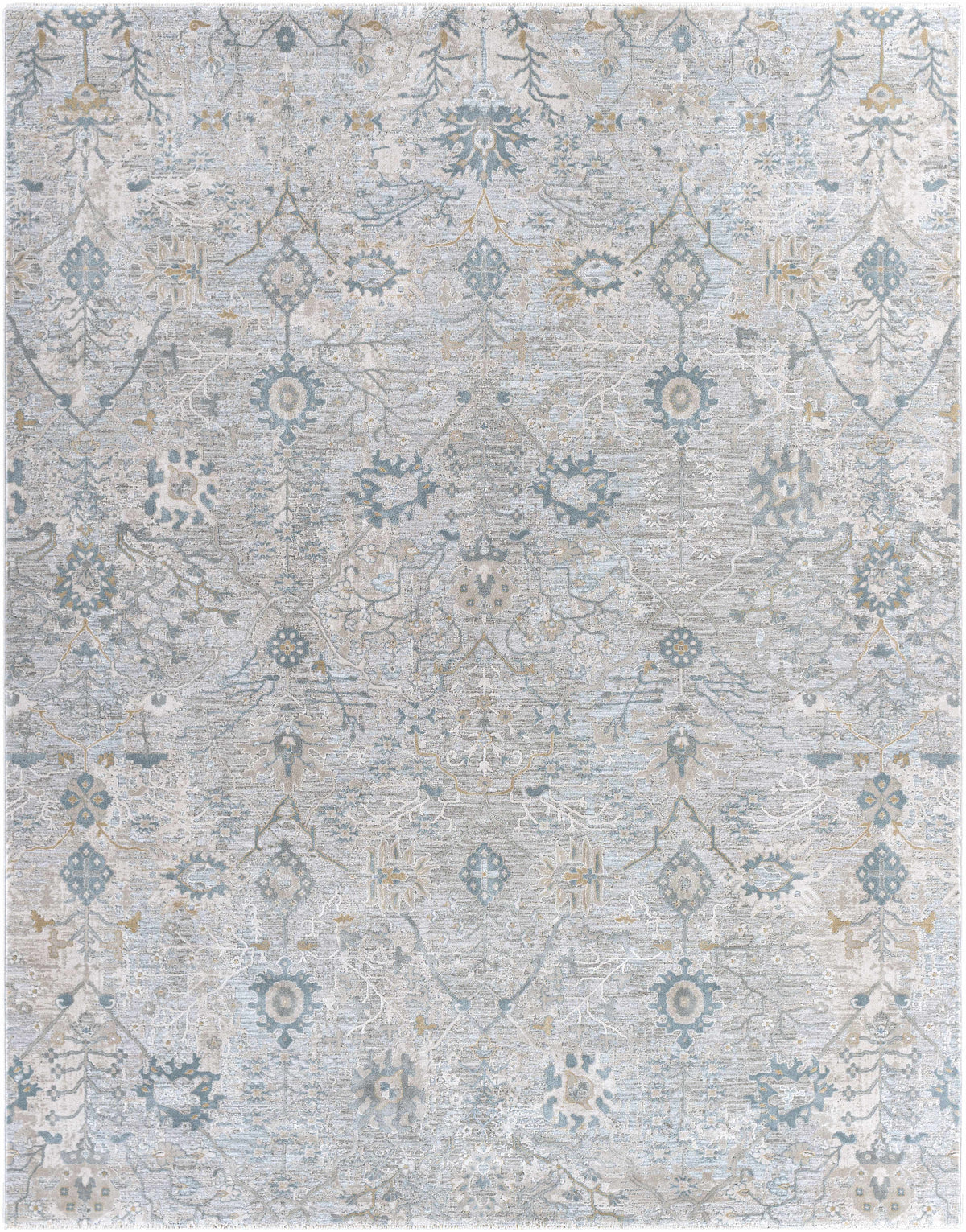 Gilmanton Thick Luxe Boutique Rug In Taupe With Refined Fringe