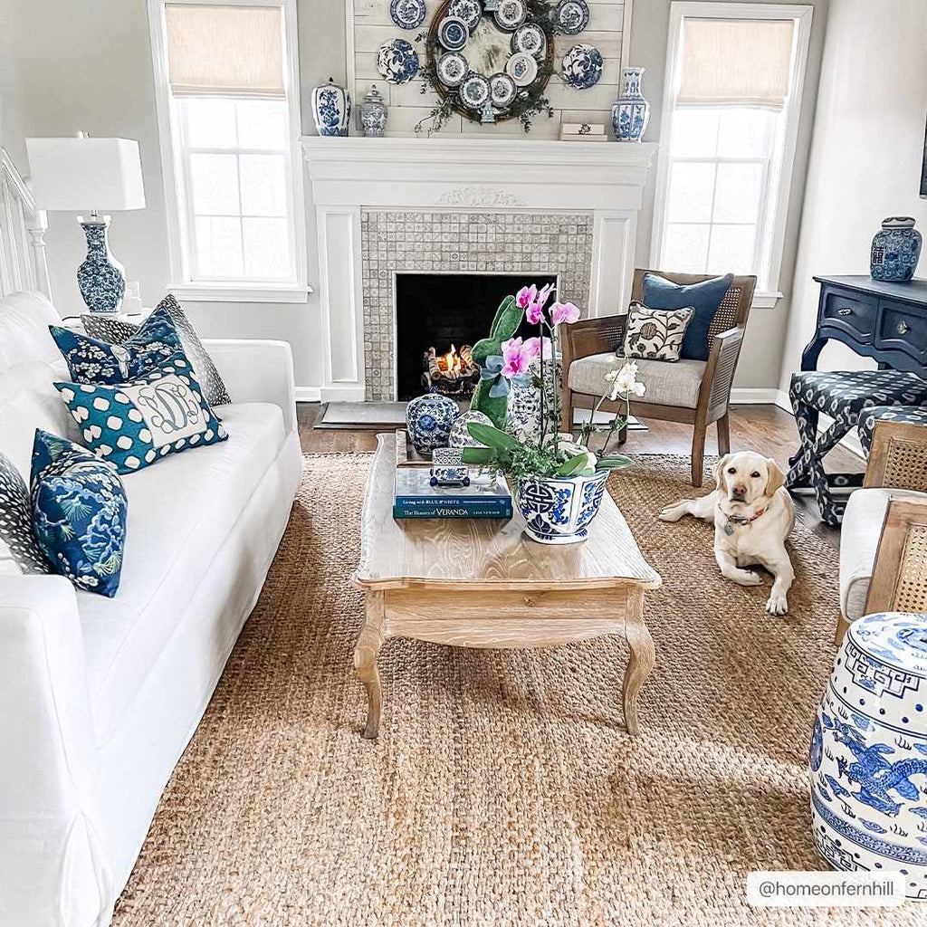 Haven Home Herndon Hand Woven Braided Jute Rug Natural Tan