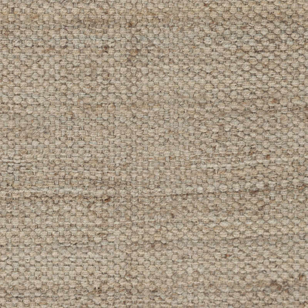 Hovland Hand Woven Natural Jute Rug With High Pile And Fringe
