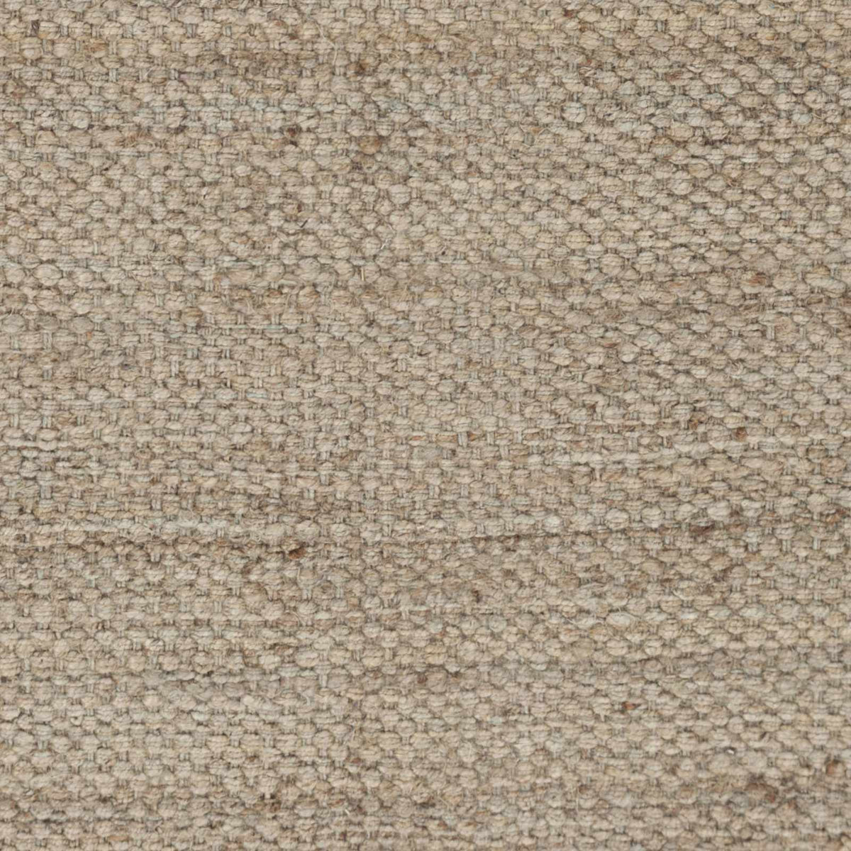 Hovland Hand Woven Natural Jute Rug With High Pile And Fringe