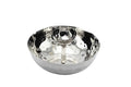 ElaraHome Hammered Chip And Dip Bowl Brilliant Polish Finish