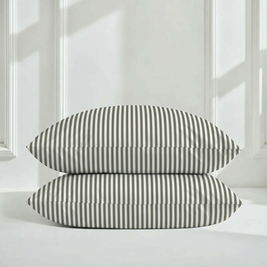 Aria Home Long Staple Australian Sateen Pillowcase Set White