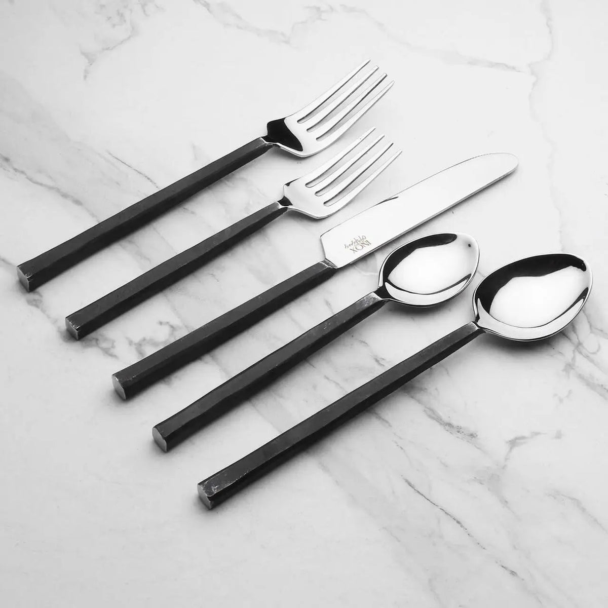 Crestfield Jason Flatware 5-Piece Urban Industrial Set