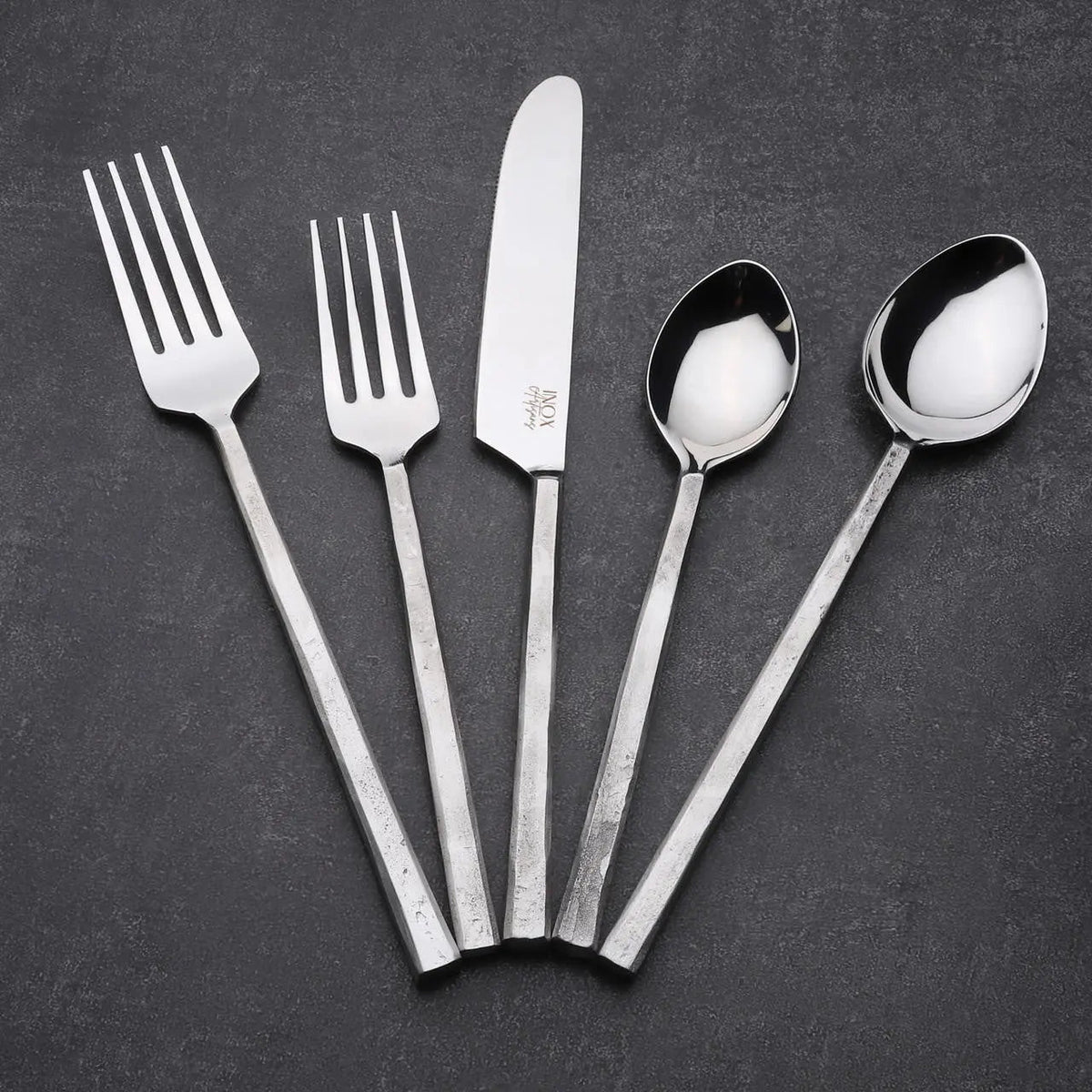 Crestfield Jason Flatware 5-Piece Urban Industrial Set