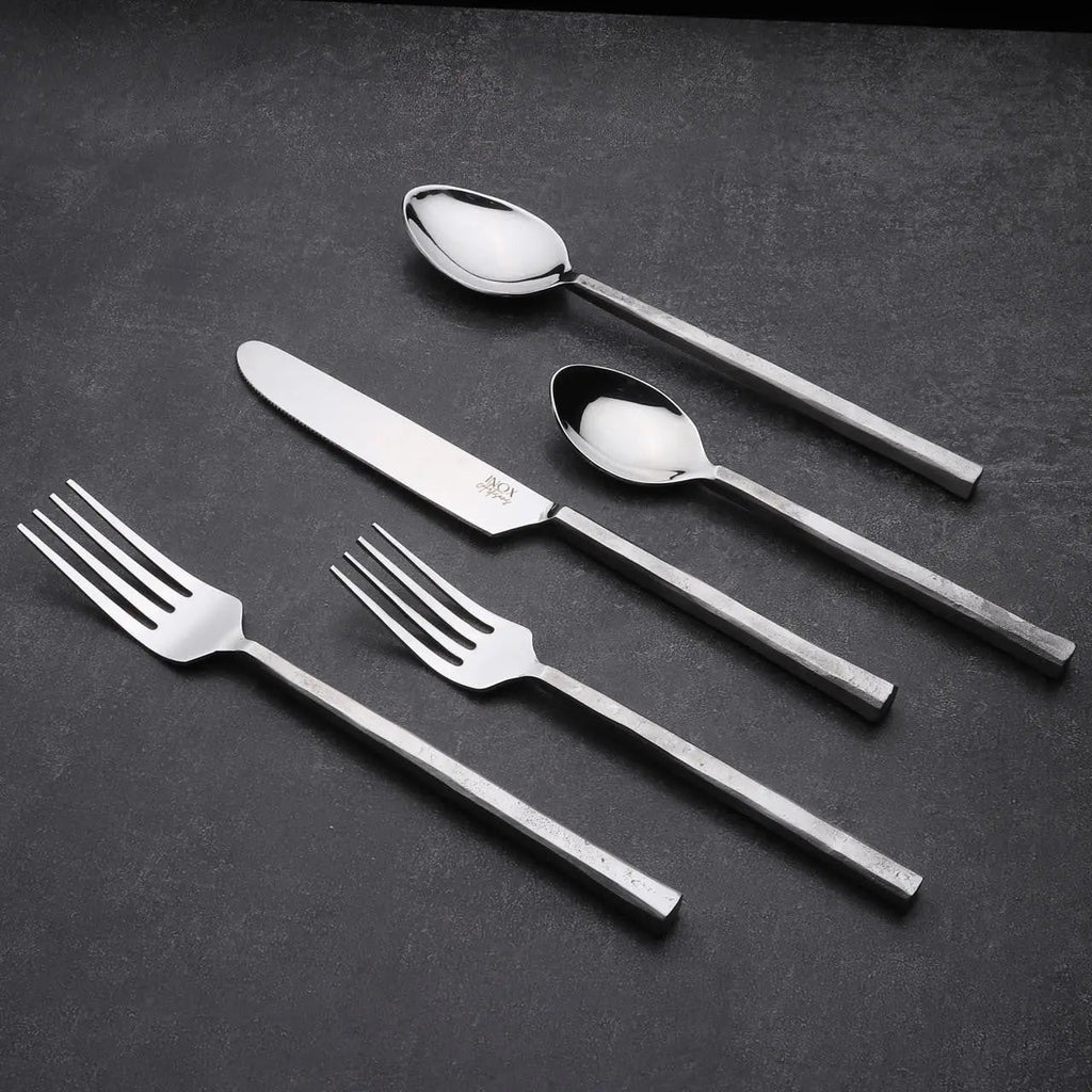 Crestfield Jason Flatware 5-Piece Urban Industrial Set