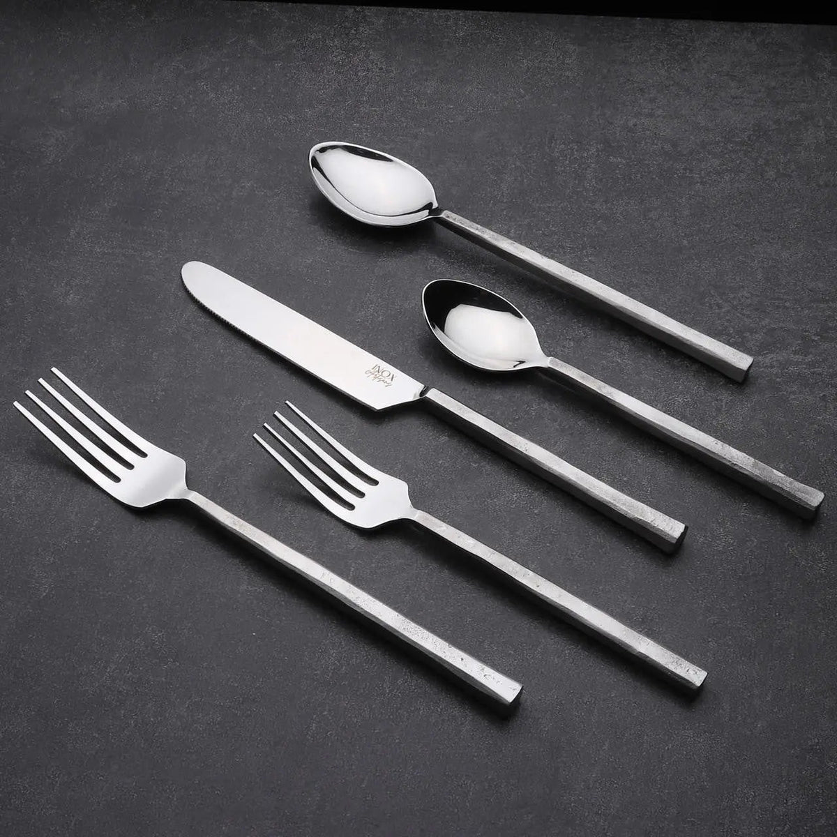 Crestfield Jason Flatware 5-Piece Urban Industrial Set