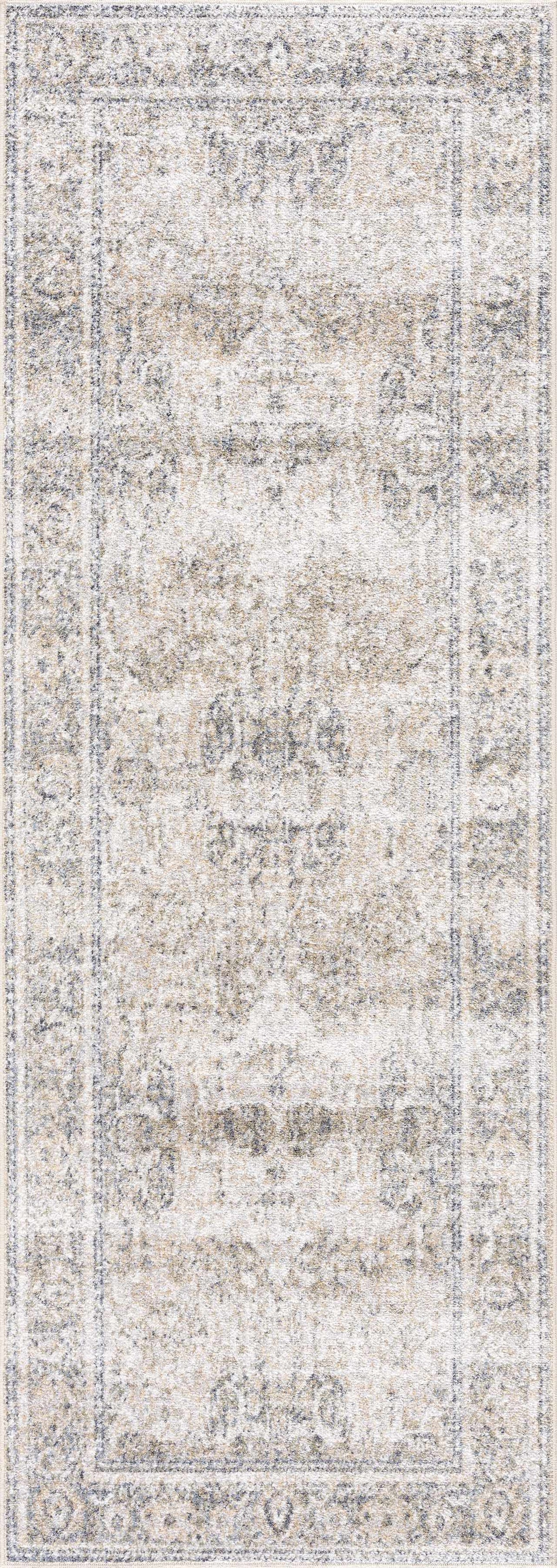 Arias Boutique Elegant Geometric Machine Washable Rug