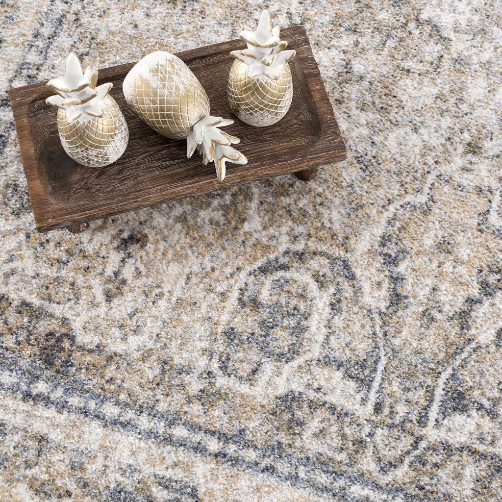 Arias Boutique Elegant Geometric Machine Washable Rug
