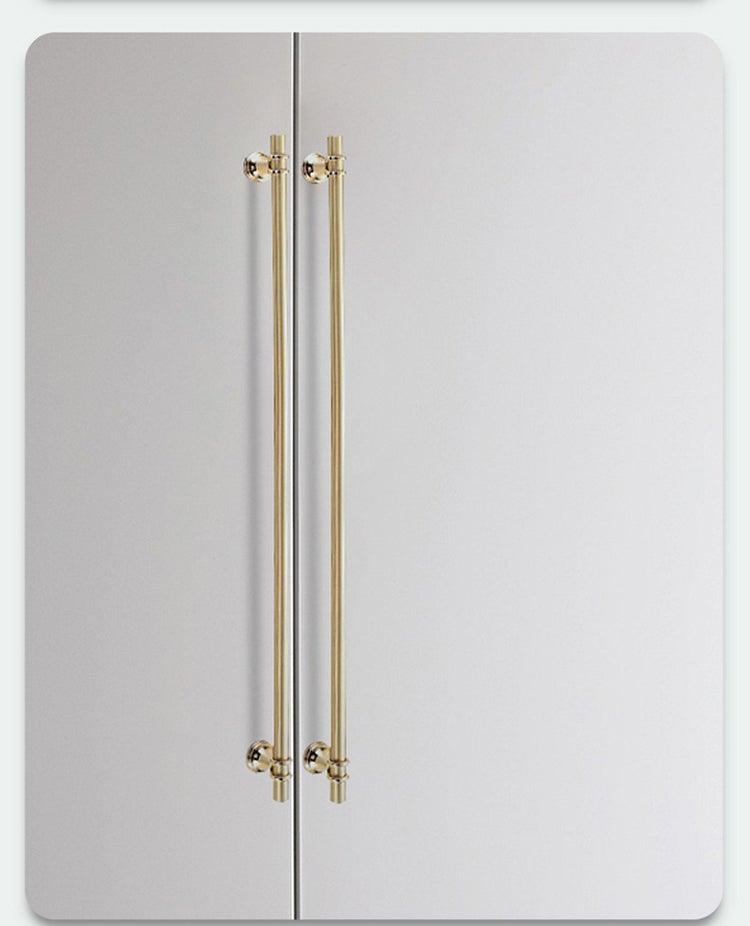 Velora Brushed Nickel Zinc Alloy Cabinet Handle With Sleek Design