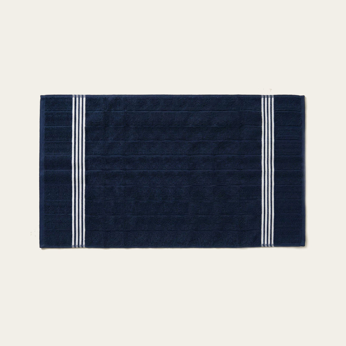 Nautilus 600 GSM Australian Cotton Towel Navy Blue Striped