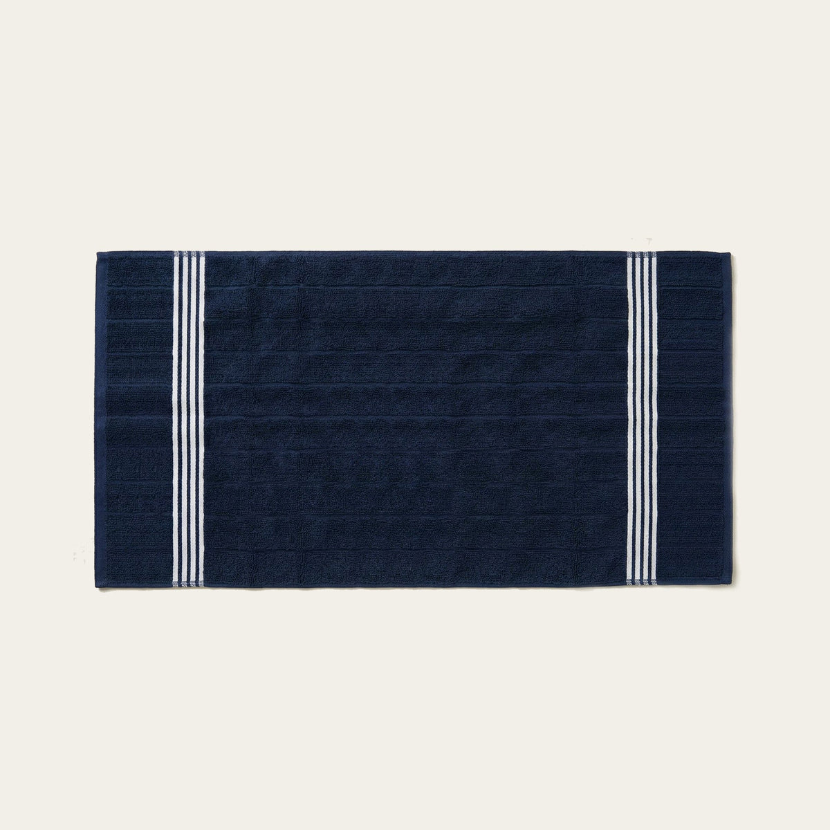 Nautilus 600 GSM Australian Cotton Towel Navy Blue Striped