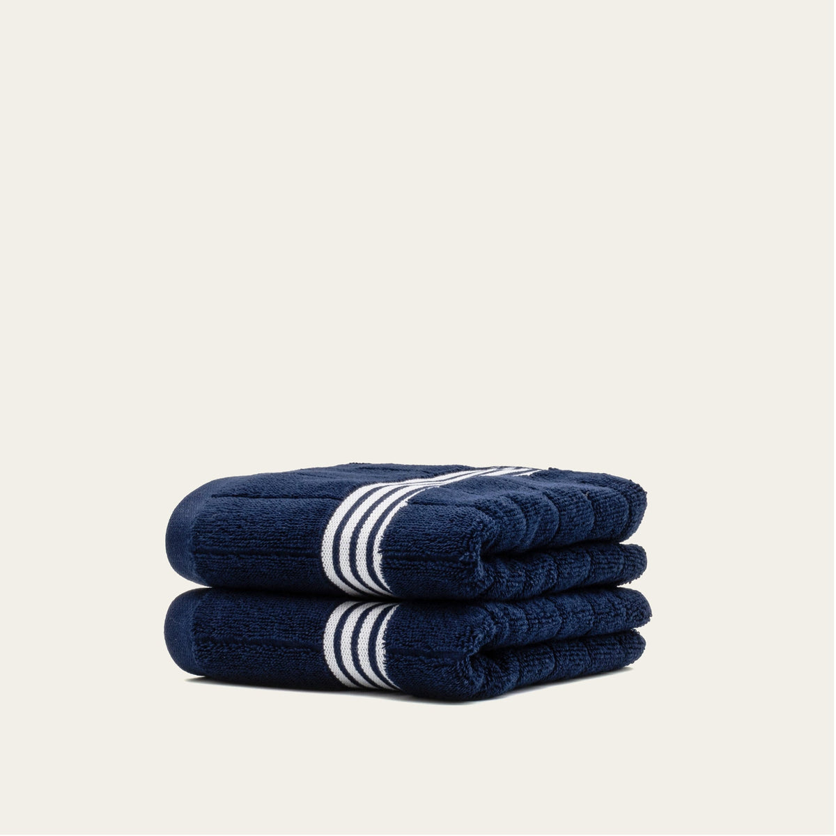Nautilus 600 GSM Australian Cotton Towel Navy Blue Striped